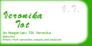 veronika tot business card
